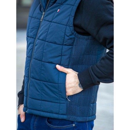 Male ise vest, size 54, dark blue color-10