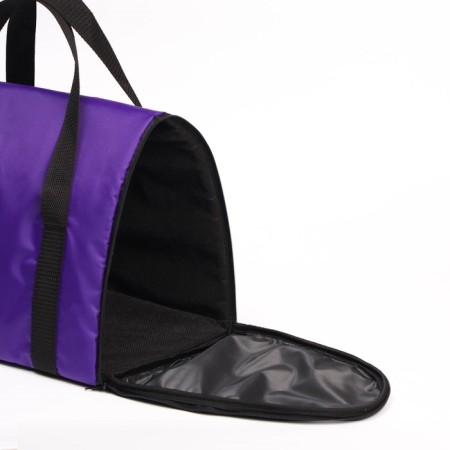 Bag - Animal carrying "Tunnel", nylon, 37 x 22 x 26 cm, purple-3