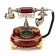 Retro-telephone "Butterfly", 23 x 26 cm, brown