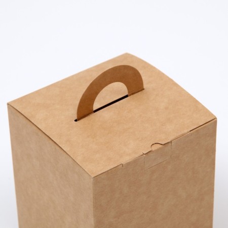 Packaging for one cupcake, craft, 9.2 x 9.2 x 11.1 cm-1