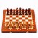 Chess Polish Madon "Pearls", 40.5 x 40.5 cm, King H-8.5 cm, Pig H-5 cm