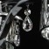 Camillah chandelier, size 75x157x75 cm, 480W 8xe14