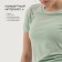 Women's T -shirt, basic, size S (44), mint color
