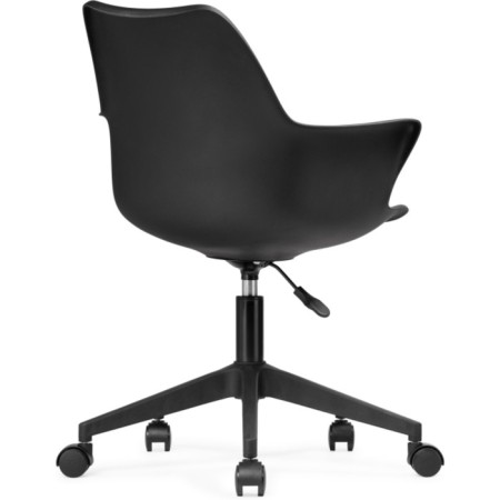 Computer chair Tulin plastic/eco -leather, black 60x60x83 cm-3