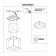 Wall lamp LED, 1x9W 3000k, 22x22x27 cm, black color, white