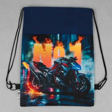 Back for shoes "Racer No. 1" Non -terminal canvas, size 30 x 40 cm-1