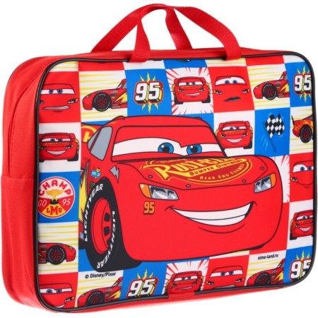 Folder with handles Textile A4, 350x270x100 mm, Cars-6