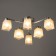 Ariel chandelier 6x60W E27 chrome 66x66x20cm Ritter