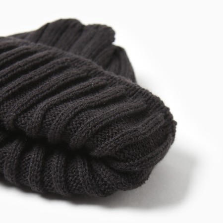 Children's cap KAFTAN with snood, black rr 48-52-3
