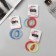 Hair gum "Spring" (set 2 pcs) Transparent strips, 5.5 cm, mix