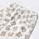 Pants for children, beige color/bears, height 62 cm