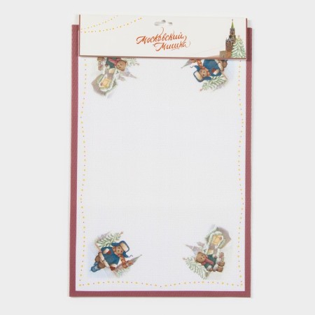 New Year's napkins on the table of the Moscow Bear, 4 pcs, serving, 45 × 30 cm-5