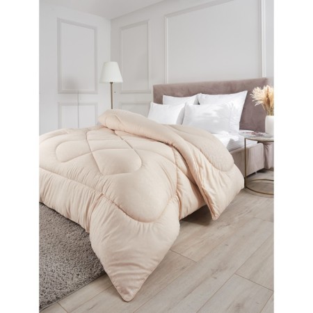 Guten Morgen Chill blanket, size 140x205 cm, beige color-1