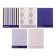 Notebook of 48 sheets in Calligrata "Stylish Patterns", cover coated cardboard, OFSET block, mix