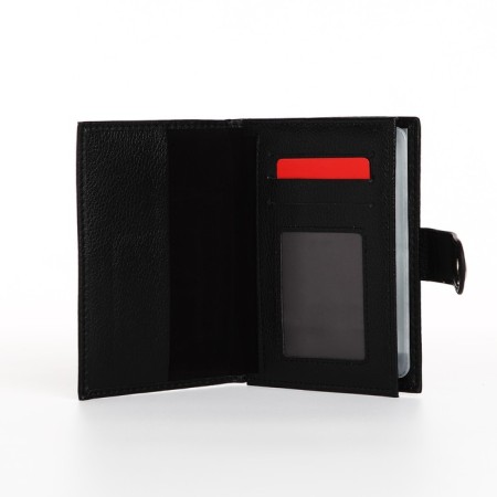 Cover on the magnet. for auto documents and passports, black color-3