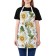 Apron of a kitchen with a photo print "corn and sunflower", adjustable, size OS