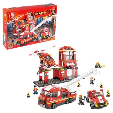 Designer "Fire Station", 727 parts