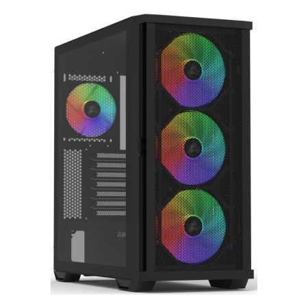 The Zalman Z10 Plus case is black without BP ATX 10x120mm 4x140mm 2xusb3.0 Audio Bott PSU