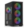 The Zalman Z10 Plus case is black without BP ATX 10x120mm 4x140mm 2xusb3.0 Audio Bott PSU