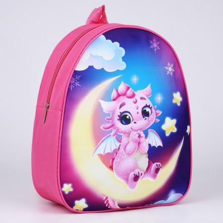 Baby backpack "Dragon on the Moon", 30*25 cm-3