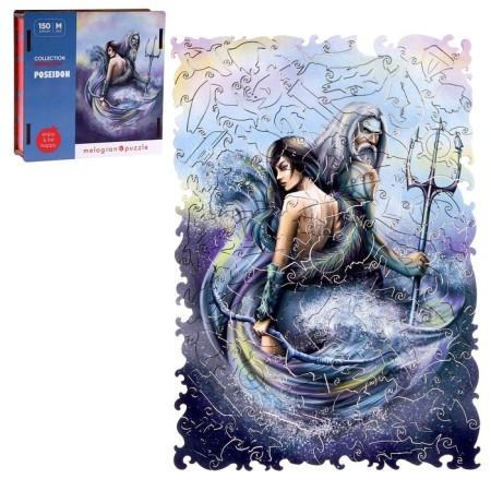 Figure puzzle "Poseidon", 150 parts, 20 × 28.7 cm