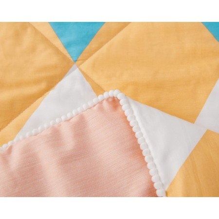 Children's set with blanket "Rombics", size 160x220 cm, 160x230 cm, 50x70 cm-3
