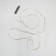 Girlynda "Horse tail" 8 threads 2 m, IP20, silver thread, 160 LED, warm white glow, usb