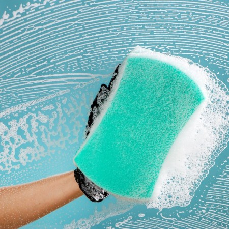 Car sponge Torso foam with porous layer 195x120x70 mm-9