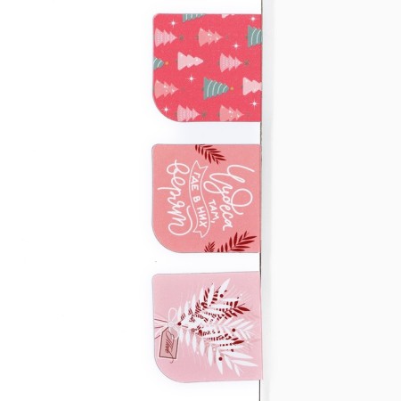 Gift set New Year's notebook on a spiral, magnetic bookmarks 3 pcs and a plastic pen “Dream! Dreams come true "-5
