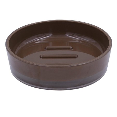 Disco soap dish, brown color