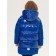 Coat for girls, height 146 cm, blue color