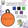 Ice -cat -cat, d = 30 cm, thickness 2 cm, color mix