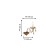 Bra Brendy, 1x40W E14, color gold