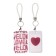 Badge vertical 70 x 112 mm, Devente Love, mix