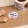 Stickers for flowers and gifts "Handmade", 4.4 x 4.4 cm, set 252 pcs.