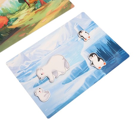 Magnetic set "Mom and kids"-6