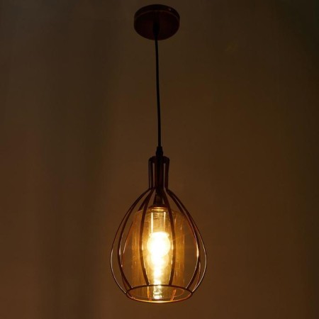 Lamp Bayerlux 59812/1 E27 40W bronze 17x17x28-128 cm-3