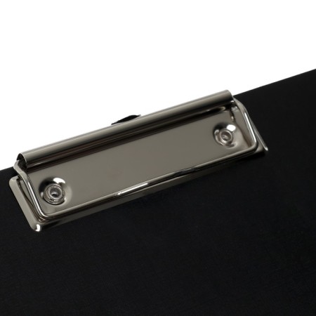 A tablet with a clamp A3, 420 x 320 mm, covered with high -quality boumvinyl, with metal corners, black (clipboard)-1