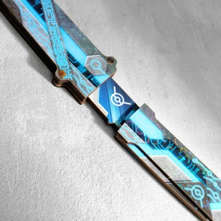 The souvenir is wooden "Tanto knife", in a scabbard, blue-7