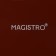 Coffee steam porcelain Magistro Coffee Time, 2 items: a cup 80 ml, a saucer d = 12.5 cm, brown color