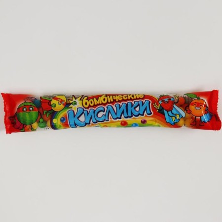 Sugar "bombing sour" with crispy filling, 20 g
