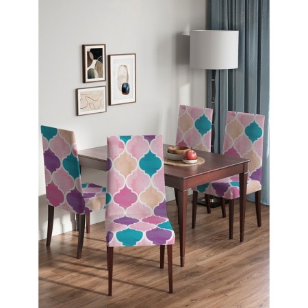 Czech for a chair "Ornamental glare", decorative, velor-3