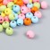 Busin set for creativity wood "Color balls" d-0.8 cm set 20 grams