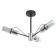 Economic Service chandelier 31101/3 3x40W E14, chrome/black, 66x66x32 cm