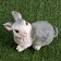 Garden Figure "Bunny Gesti" 14x7x11cm /// Mix