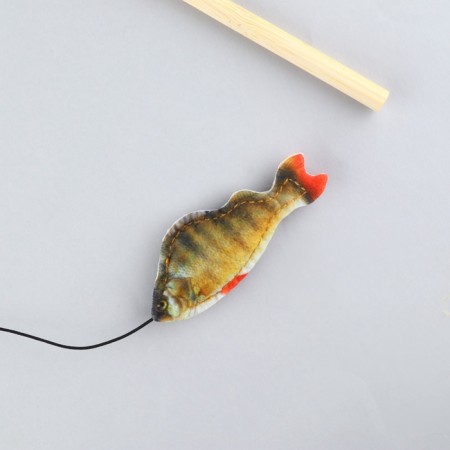 Teaser with a toy "perch", 6.5 cm-3