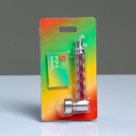 Smoking tube, 5 nets, 8.5 x 3 cm, mix-3