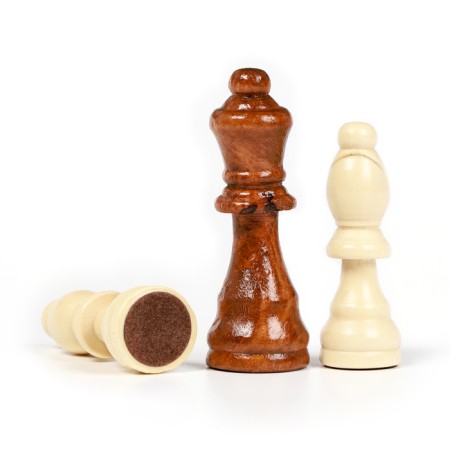 Board game 3 in 1 "King": backgammon, chess, checkers, 39 x 39 cm-5