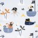 A waterproof diaper, 50x70 cm "Pirates"