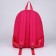 Basic school backpack, with pocket, pink color